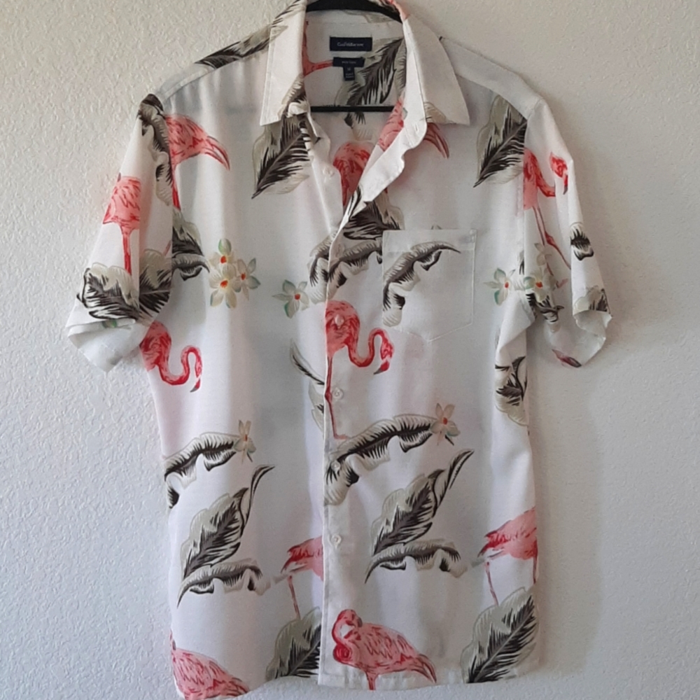 Croft and Barrow flamingo shirt